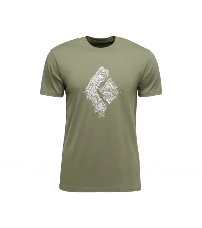 Тениска Black Diamond Engineered Diamond SS Tee M's