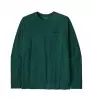 Blouse Patagonia Long-Sleeved P-6 Logo Responsibili-Tee M's